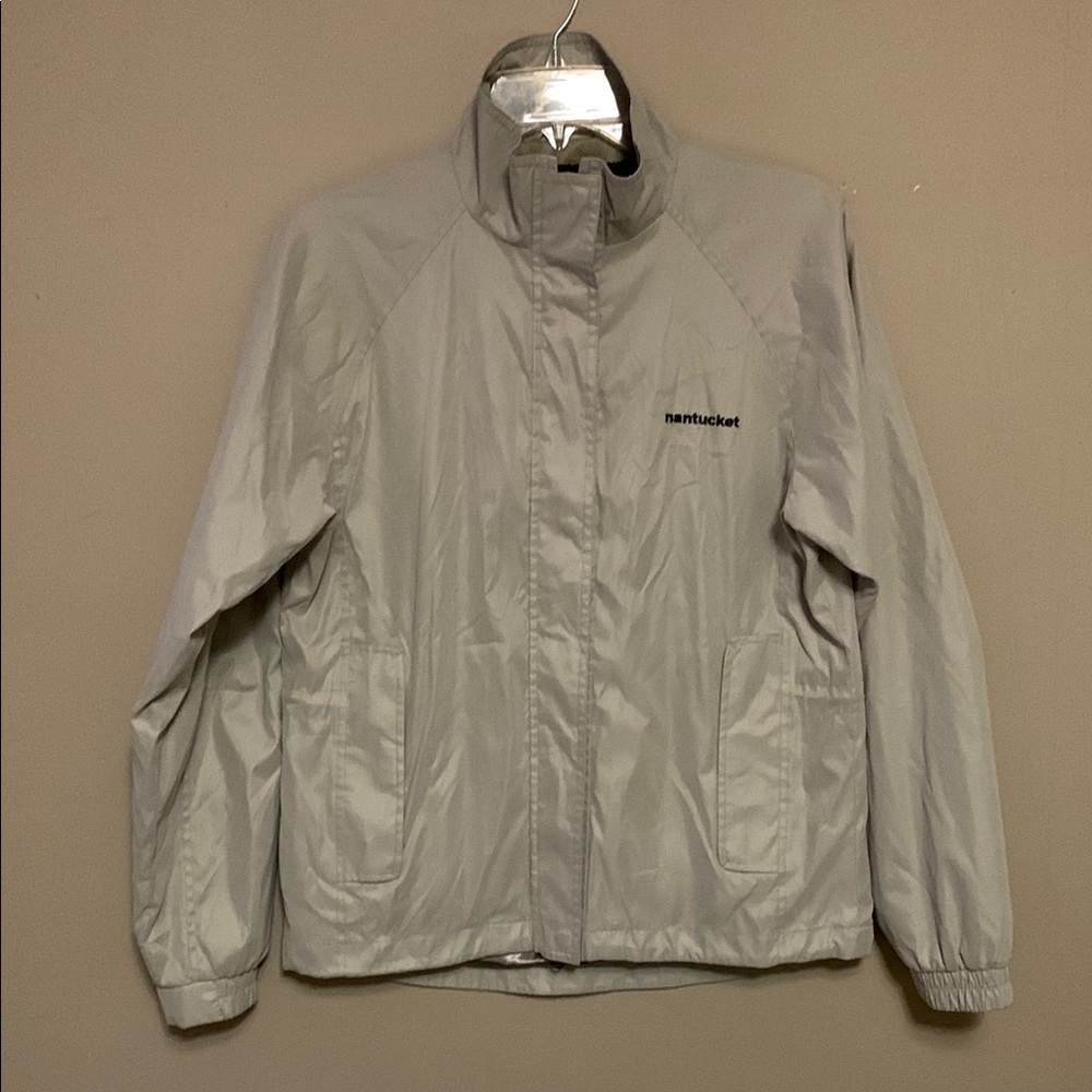 Men’s Double-Zip/Snap Button Weatherproof Nantucket Natural Jacket SZ Small
